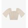 Blusa Cropped Feminina com Manga Ampla Endless Bege G / Bege