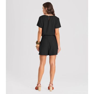 Blusa Feminina de Tecido Dianna Preto GG / Preto
