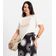 Blusa Feminina em Visco Tricot Rovitex Bege M / Bege