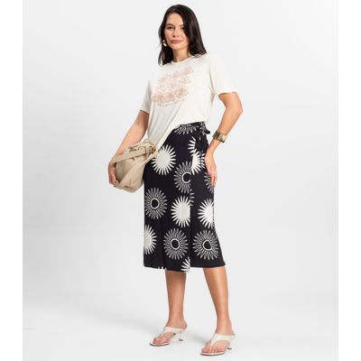 Blusa Feminina em Visco Tricot Rovitex Bege P / Bege