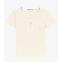 Blusa feminina em Ribana 2x1 Mescla Trick Nick Off White
