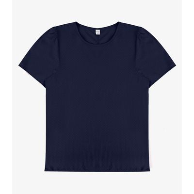 Blusa Feminina Em Viscose Infinita Cor Azul M / Azul