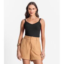 Blusa de Alça Feminina Select Preto