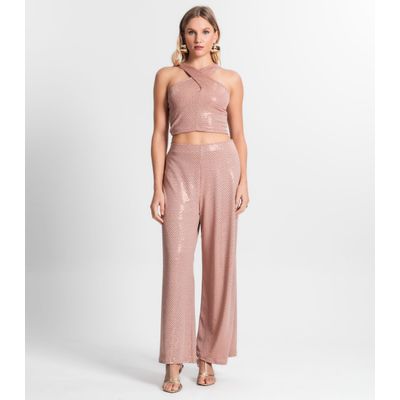 Blusa Cropped Feminina Transpassada Endless Unica M / Unica