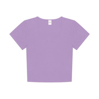 Blusa Cropped Feminina Rovitex Roxo GG / Roxo