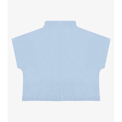 Blusa Feminina Com Gola Chaminé Select Azul M / Azul