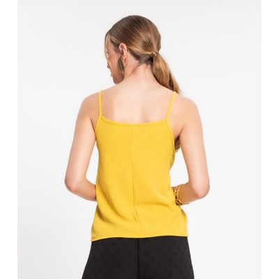 Blusa de Alça Regulável em Air Flow Rovitex Amarelo GG / Amarelo