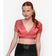 Blusa Cropped Juvenil Em Viscopoly Minty Laranja 14 / Laranja