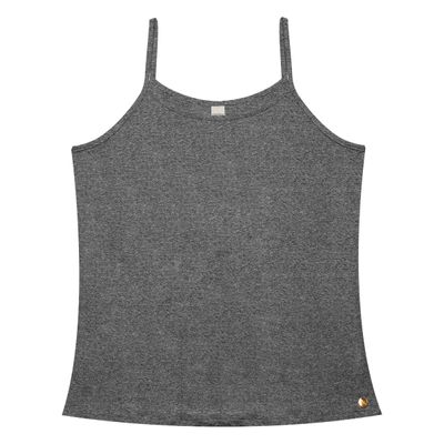 Blusa de Alça Feminina Viscotorcion Básica Rovitex Cinza G / Cinza