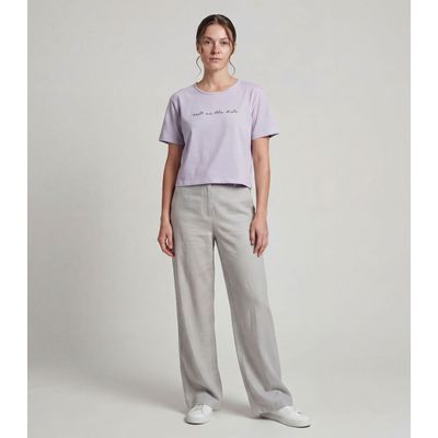 Blusa Feminina em Molecotton Viscose Infinita Cor Bege G / Bege