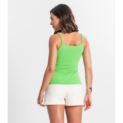 Blusa Feminina De Alça Select Verde M / Verde