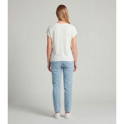 Blusa Feminina em Visco Tricot Infinita Cor Bege G / Bege