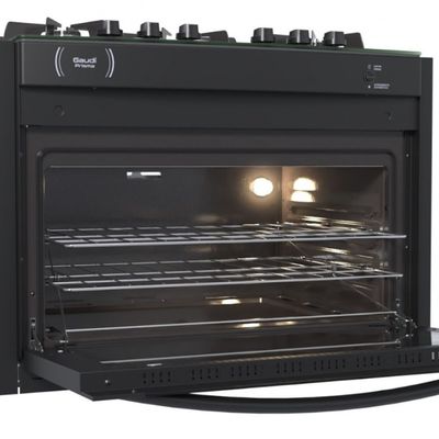 Fogao de Embutir 5 Bocas Venax Gaudi Prisma Vitreo Bl Venax Preto / Bivolt
