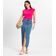 Blusa Básica Feminina Viscotorcion Rovitex Rosa P / Rosa