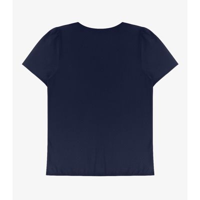 Blusa Feminina Em Viscose Infinita Cor Azul P / Azul