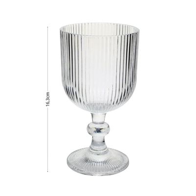 6 Taças Linha Cameratta 365ml Cristal Ecológico L'Hermitage Servir Vinhos Água