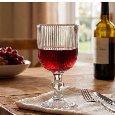 6 Taças Linha Cameratta 365ml Cristal Ecológico L'Hermitage Servir Vinhos Água