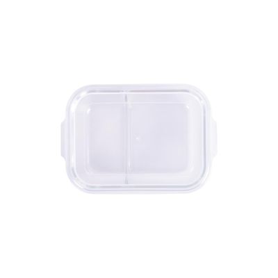 Pote de Vidro Retangular com Divisória e Tampa 1 Litro Pote de Vidro Retangular com Divisórias e Tampa 1 Litro
