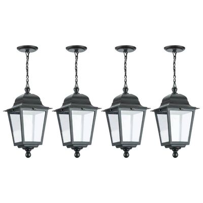 Kit 4 Pendentes Soberana Bivolt Iluminação Salas Áreas Gourmet Varandas Luminárias E27 Dital