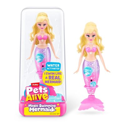 Pets Alive Sereia Mágica Nadadora - Amarela