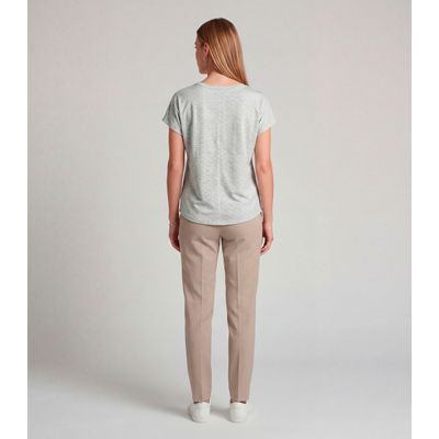 Blusa Feminina Básica Manga Curta Infinita Cor Verde M / Verde