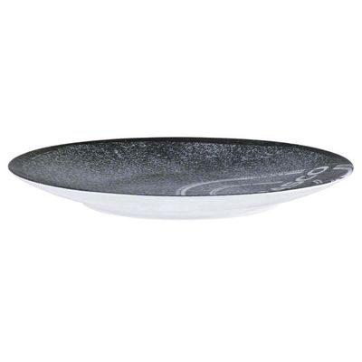 Kit 12 Pratos Rasos Churrasco Carbon Porcelana 25cm Tramontina Cozinha Servir