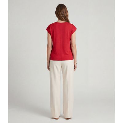 Blusa Feminina Ampla Infinita Cor Vermelho G / Vermelho