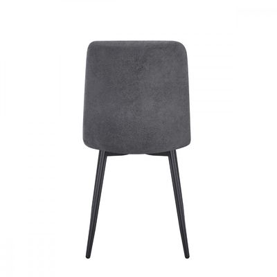 Kit Mesa de Jantar Tampo Granito com 4 Cadeiras 140cm Caemmun Cinza