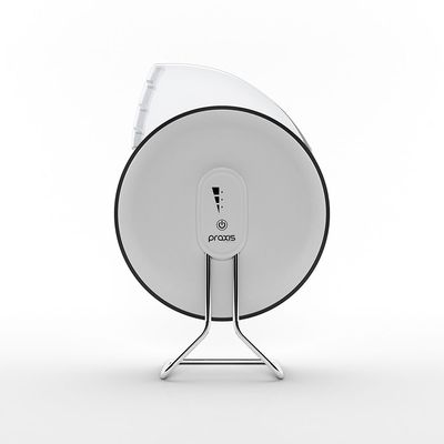 Ventilador de Mesa Portátil USB Praxis Branco com Preto / 110v
