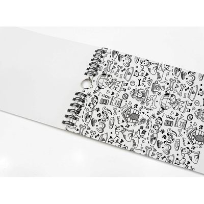 Impressão Rústica Calendário Perpétuo de Parede - Lembrete de Aniversário e Evento, Livro/Caderno/Papelaria/Cartão/Planejador - Inkdotpot 27,94 Cm × 13,72 Cm / Preto