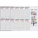Calendário Perpétuo Árvore Floral de Parede para Aniversário, Lembrete de Eventos, Caderno/Agenda/Cartão/Organizador - Inkdotpot 27,94 Cm × 13,72 Cm / Multicolorido