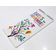 Calendário Perpétuo Árvore Floral de Parede para Aniversário, Lembrete de Eventos, Caderno/Agenda/Cartão/Organizador - Inkdotpot 27,94 Cm × 13,72 Cm / Multicolorido