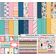 Feito À Mão com Amor, Kit Papel Cardstock Dupla Face 30,5 x 30,5 cm para Scrapbook/Cartões 16 Páginas c/ Adesivo - Multicolorido - Inkdotpot 30,48 Cm × 30,48 Cm / Multicolorido