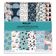 25 Folhas Tema Inverno Papel Scrapbook Lado Único Cartão Colorido para Scrapbooking/DIY Fundo Decorativo para Cartões e Diário - Inkdotpot 15,24 Cm × 15,24 Cm / Multicolorido