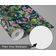 Papel de Parede Adesivo Vinílico com Pássaros Exóticos, Impermeável, Removível para Quartos e Armários - S4Sassy 63,5 cm (L) × 152,4 cm (C) / Verde - Vinil Liso