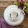 Kit Café da Manhã Prato de Sobremesa e Bowl 510ml Porcelana Branco Germer Cottage