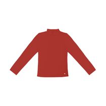 Blusa Feminina Cotton Gola Alta Básica Rovitex Vermelho