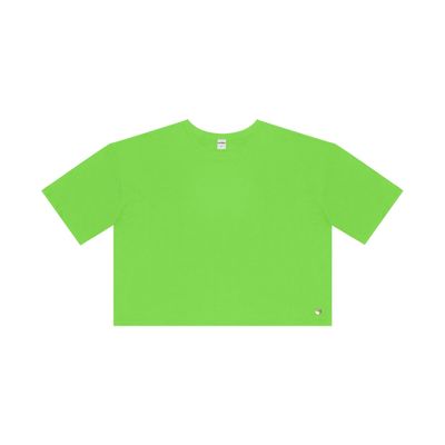 Blusa Cropped Manga Curta Rovitex Verde GG / Verde