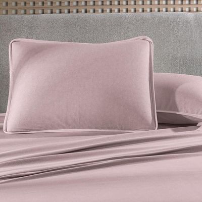 Jogo De Cama King 4 Peças Altenburg Malha Fio Penteado Rosê Natural