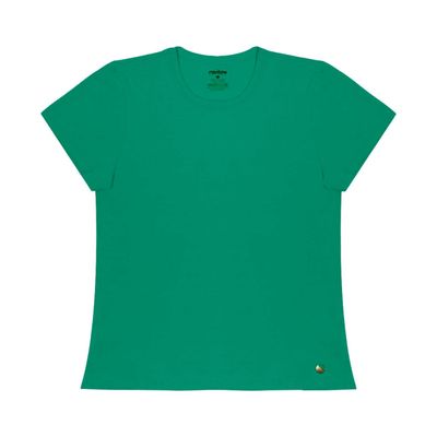 Blusa Feminina Cotton Leve Básica Rovitex Verde G / Verde