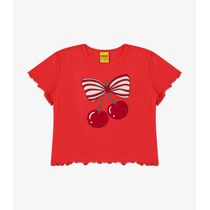 Blusa Feminina Cotton Rovi Kids Vermelho