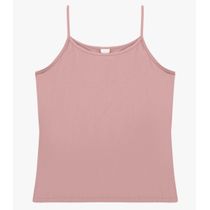 Blusa de Alça Feminina Viscotorcion Básica Rovitex Rosa