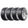 KIT 4 Pneus Forceland Vitality F22 225/55 R18 Aro 18 98V