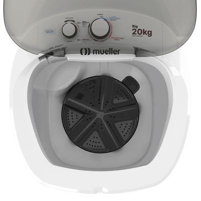 Máquina de lavar roupas BIG 20,1 Semiautomática Big 20kg Mueller Branco / 220v