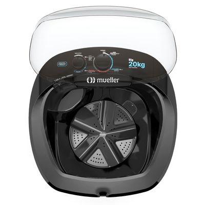 Máquina de lavar roupas BIG 20,1 Semiautomática Big 20kg Mueller Preto / 220v
