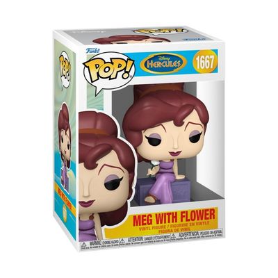 Boneco Funko Pop! Disney Hércules - Meg com Flor