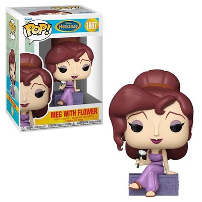 Boneco Funko Pop! Disney Hércules - Meg com Flor