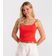 Blusa de Alça Feminina Viscotorcion Básica Rovitex Vermelho P / Vermelho