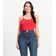 Blusa de Alça Feminina Viscotorcion Básica Rovitex Vermelho G / Vermelho