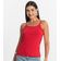 Blusa de Alça Feminina Viscotorcion Básica Rovitex Vermelho G / Vermelho